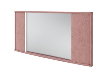 Зеркало настенное Vittoria с подсветкой, Рогожка (Levis 62 Розовый) в Чебоксарах
