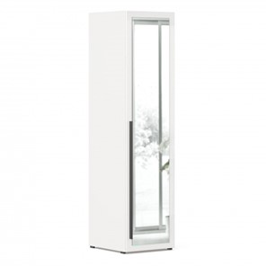 Шкаф одностворчатый Джоли Тип 2 ЛД 535.110 с зеркалом, Серый шелк в Чебоксарах - предосмотр