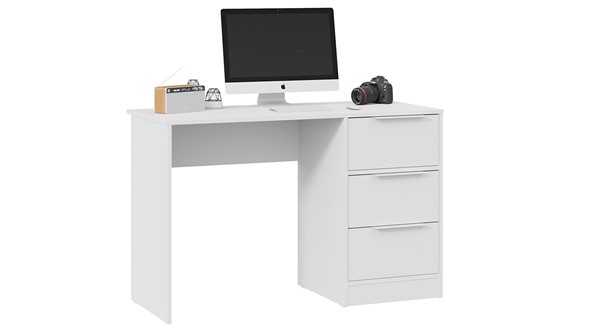 Стол письменный Марли Тип 1 (Белый) в Чебоксарах - изображение