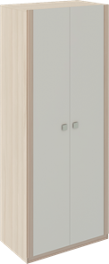 Двухстворчатый шкаф Глэдис М22 (Шимо светлый/Белый текстурный) в Чебоксарах