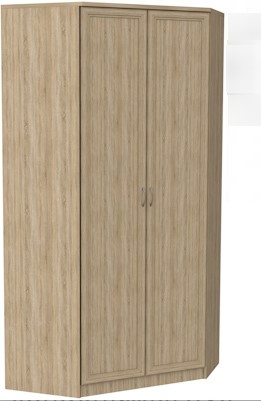Шкаф 403 несимметричный, цвет Дуб Сонома в Чебоксарах - изображение