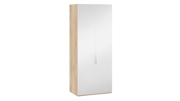 Шкаф для одежды Эмбер СМ-348.07.004 (Яблоня Беллуно/Белый глянец) в Чебоксарах