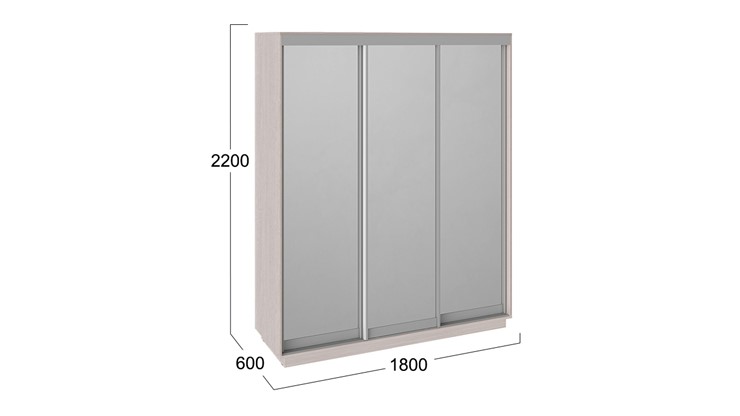Шкаф 3-х дверный Румер, цвет Ясень шимо СШК 1.180.60-13.13.13 в Чебоксарах - изображение 2