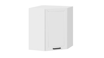 Навесной кухонный  угловой шкаф Лорас 1В6У (Белый/Холст белый) в Чебоксарах