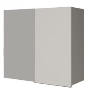 Кухонный навесной шкаф ВУП 760 Белое гладкое Ламарти/Антрацит в Чебоксарах