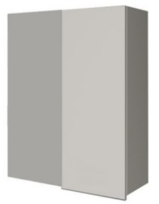 Навесной шкаф ВУП 960 Белое гладкое Ламарти/Антрацит в Чебоксарах