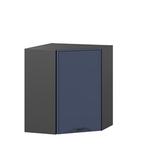 Угловой кухонный шкаф Индиго ЛД 298.610.000.158, Чёрный/Тёмно-синий в Чебоксарах