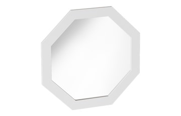 Настенное зеркало Калгари Дуб натуральный светлый/Белый матовый в Чебоксарах