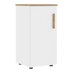 Низкий шкаф колонна с глухой дверью левой FORTA Белый-Дуб Гамильтон FLC 40.1 (L) (399х404х801) в Чебоксарах