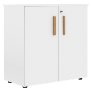 Низкий шкаф широкий с малыми дверцами FORTA Белый FLC 80.1(Z) (798х404х801) в Чебоксарах