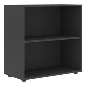 Шкаф широкий низкий FORTA Черный Графит FLC 80 (798х404х801) в Чебоксарах