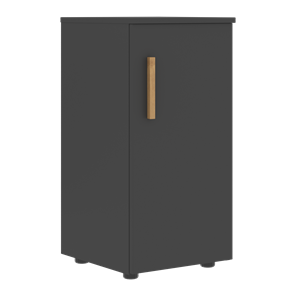 Низкий шкаф колонна с правой дверью FORTA Черный Графит FLC 40.1 (R) (399х404х801) в Чебоксарах