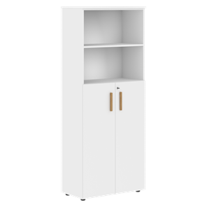 Широкий шкаф высокий FORTA Белый FHC 80.6(Z) (798х404х1965) в Чебоксарах