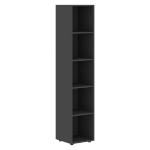Высокий шкаф колонна FORTA Черный Графит FHC 40 (399х404х1965) в Чебоксарах