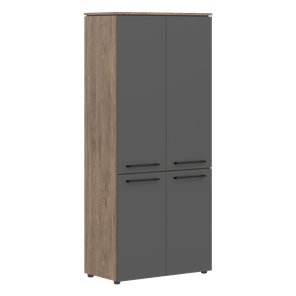 Высокий шкаф MORRIS TREND Антрацит/Кария Пальмира MHC 85.3 (854х423х1956) в Чебоксарах