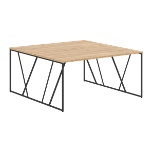 Двойной стол LOFTIS Дуб Бофорд  LWST 1516 (1560х1606х750) в Чебоксарах