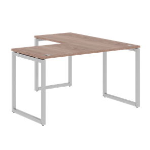 Письменный стол угловой левый XTEN-Q Дуб-сонома- серебро XQCT 1415 (L) (1400х1500х750) в Чебоксарах