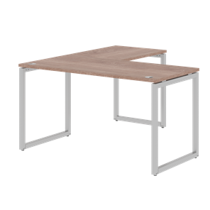 Письменный стол угловой правый XTEN-Q Дуб-сонома- серебро XQCT 1415 (R) (1400х1500х750) в Чебоксарах