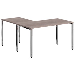 Письменный угловой  стол для персонала правый XTEN GLOSS Дуб Сонома  XGCT 1415.1 (R) (1400х1500х750) в Чебоксарах