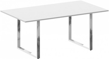 Стол для совещаний Metal system direct БО.ПРГ-180 Белый в Чебоксарах