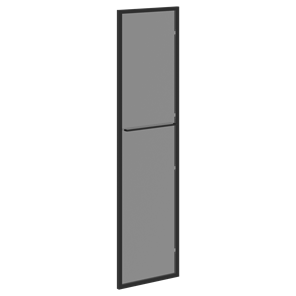 Дверь стеклянная в рамке правая LOFTIS Сосна Эдмонт LMRG 40 R (790х20х1470) в Чебоксарах