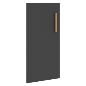 Низкая дверь для шкафа левая FORTA Черный ГрафитFLD 40-1(L) (396х18х766) в Чебоксарах