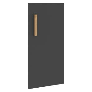 Дверь для шкафа низкая правая FORTA Черный Графит FLD 40-1(R) (396х18х766) в Чебоксарах