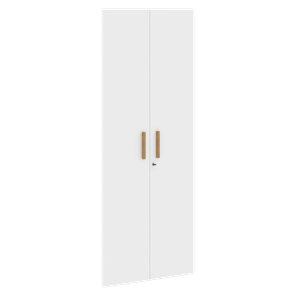 Двери для шкафов высокие с замком FORTA Белый FHD 40-2(Z)  (794х18х1932) в Чебоксарах