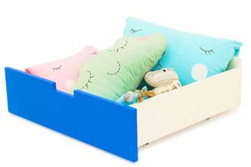 Ящик для кровати Skogen синий в Чебоксарах