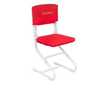 Чехлы на спинку и сиденье стула СУТ.01.040-01 Красный, ткань Оксфорд в Чебоксарах