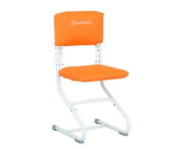 Комплект чехлов на сиденье и спинку стула СУТ.01.040-01 Оранжевый, Замша в Чебоксарах