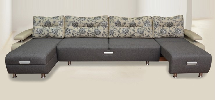 П-образный диван Престиж-15 микс в Чебоксарах - изображение 1