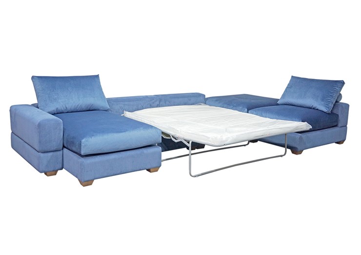 П-образный диван V-10-M П (П1+Д4+Д2+УС+ПС), Memory foam в Чебоксарах - изображение 1
