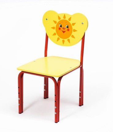 Детский растущий стул Солнышко (Кузя-СОЛ(1-3)ЖКр) в Чебоксарах - изображение