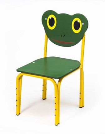 Детский стул Лягушонок (Кузя-ЛГ(1-3)ЗЖ) в Чебоксарах - изображение