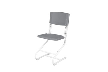 Регулируемый детский стул СУТ.01 Пластик (рост от 130 см), Серый в Чебоксарах