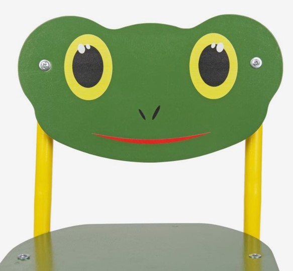 Детский стул Лягушонок (Кузя-ЛГ(1-3)ЗЖ) в Чебоксарах - изображение 1