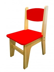 Детский стульчик Вуди красный (H 300) в Чебоксарах