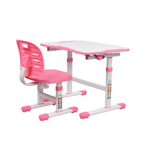 Комплект парта + стул Acacia Pink Cubby в Чебоксарах
