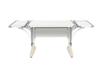 Детский стол-трансформер 4/75 (СУТ.41) + Polka_b 4/550 (2 шт) Рамух белый/бежевый/серый в Чебоксарах