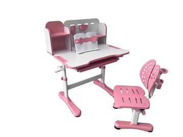 Растущая парта и стул Vivo Pink FUNDESK в Чебоксарах - предосмотр