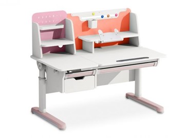 Детский стол-трансформер Mealux Electro 730 + надстройка, Розовый в Чебоксарах