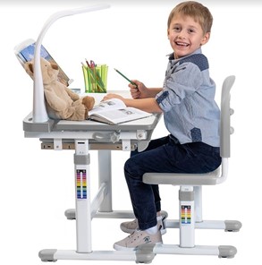 Детский стол-трансформер SET Holto-11 серый в Чебоксарах - предосмотр 9