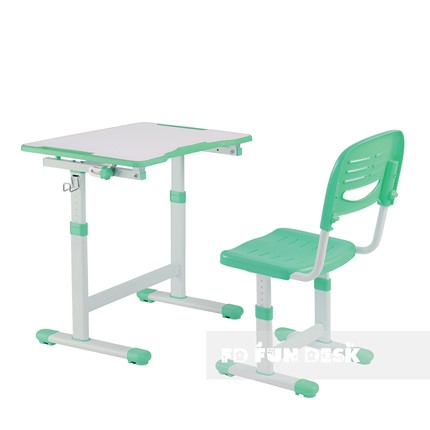Парта растущая + стул Piccolino II Green в Чебоксарах - изображение