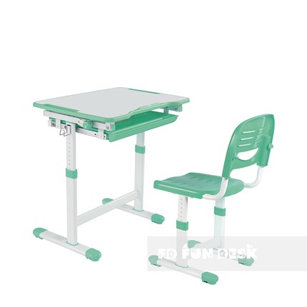 Растущая парта + стул Piccolino Green в Чебоксарах - изображение