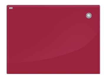 Доска магнитно-маркерная стеклянная 2х3 OFFICE TSZ86 R, 60x80 см, красная в Чебоксарах - предосмотр