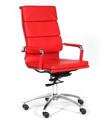 Кресло CHAIRMAN 750 экокожа красная в Чебоксарах - изображение
