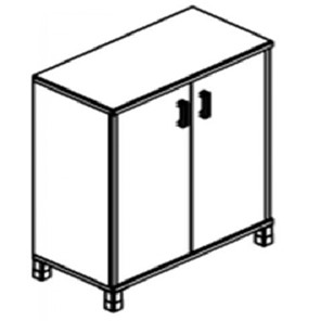 Шкаф для бумаг В-420.6 ДСП 900х450х1286 мм в Чебоксарах